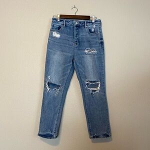 Pacsun 27” Distressed Mom Jean